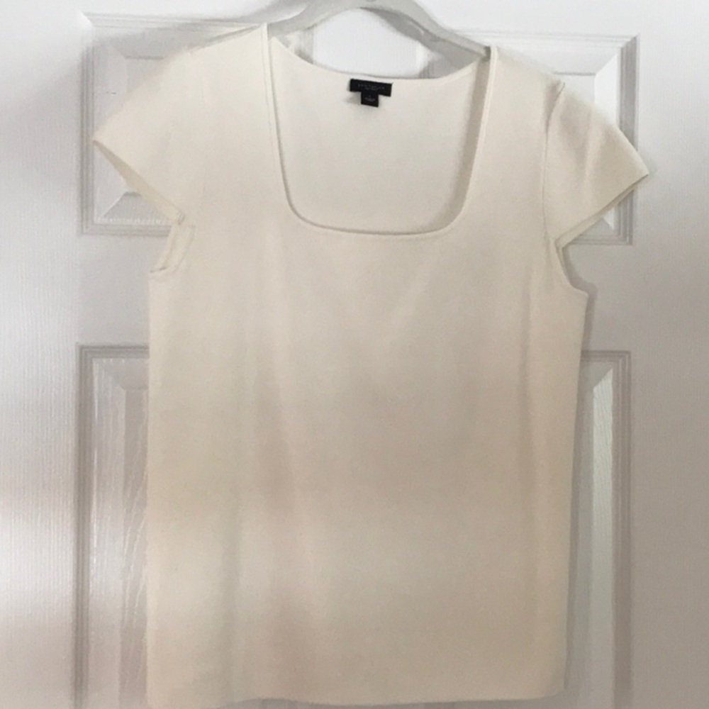 Ann Taylor Factory Cream Sweater Sz L Worn Once